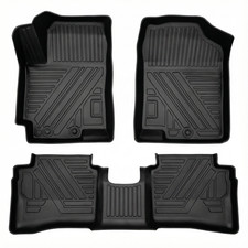 Floor Mats For Hyundai Accent 2012-2017 Sedan Front Rear All Weather Tpe Liner