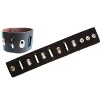 The Rock Shop Lederarmband - Audio Schwarz