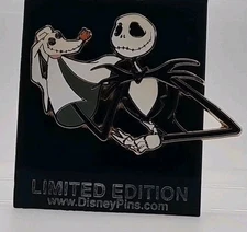 Disney pin LE 250 Puppet Pals JACK SKELLINGTON & ZERO from 2010
