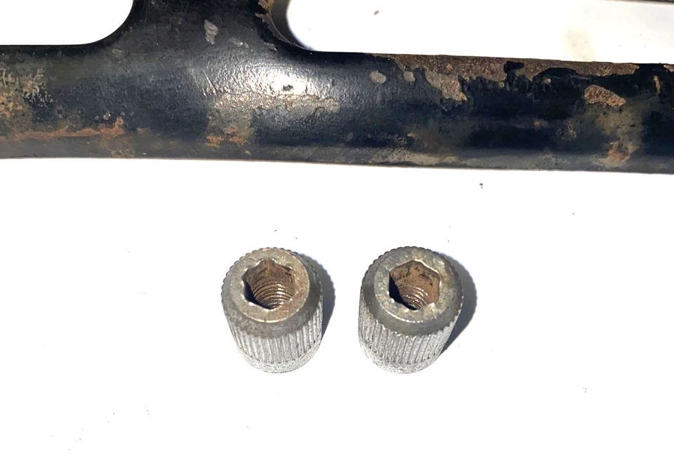 Yamaha TT500 1977 tubo de escape escudo térmico 77-81 Ahrma Calvmx vintage OEM Foto 3 de 4