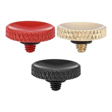 Camera Shutter Button 3pcs Shutter Release Button Knurled Red Matte Golden Black