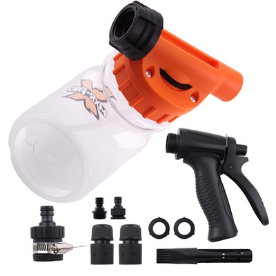 #ad 1L Car Wash Foam Gun Cannon Adjustable Pressure Cannon Quick Release Connector $19.83