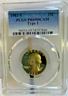 1981-S  Silver-Clad Washington Quarter PR 69 DCAM PCGS, Bright White Coin