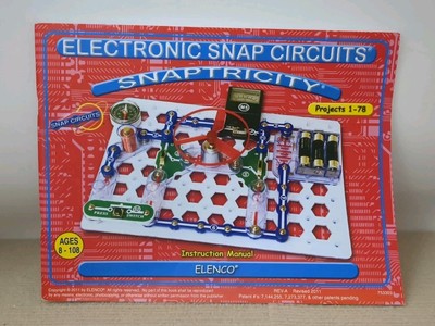 753303 SNAP CIRCUITS Snaptricity Projects 1-78 Instruction Manual ONLY