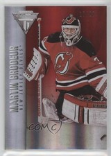2013-14 Panini Titanium Draft Position Number /20 Martin Brodeur #63 HOF k4s