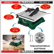 Parkside Tagliapiastrelle Elettrico a Umido Taglieria Disco 180 mm PFS 800 Watt