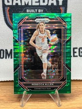 2023 Panini Prizm WNBA - Rebecca Allen #20 - Green Pulsar Prizm /25 Book End