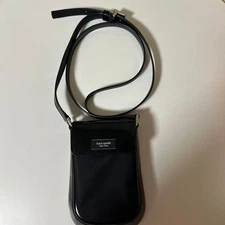 m1128 kate spade New York Shoulder Bag Black Near Mint Condition