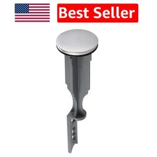 Durable Pop-Up Stopper in Brushed Nickel   Reliable  Stylish Bathroom Upgrade