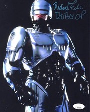 Richard Eden signed 8x10 Photo Alex Murphy RoboCop JSA Authentication