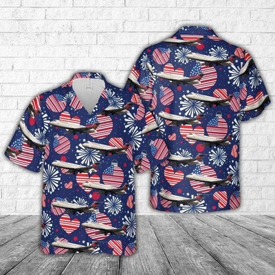 4th of July Hawaiian Shirt Patriotic Independence Day Aloha Unisex