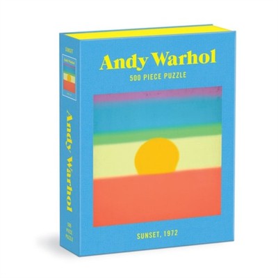ANDY WARHOL SUNSET 500 PIECE BOOK PUZZLE by Galison Non-book item Self Help