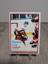 Billy Smith New York Islanders 1980 Topps Stanley Cup Finals #264 1st Win Hockey