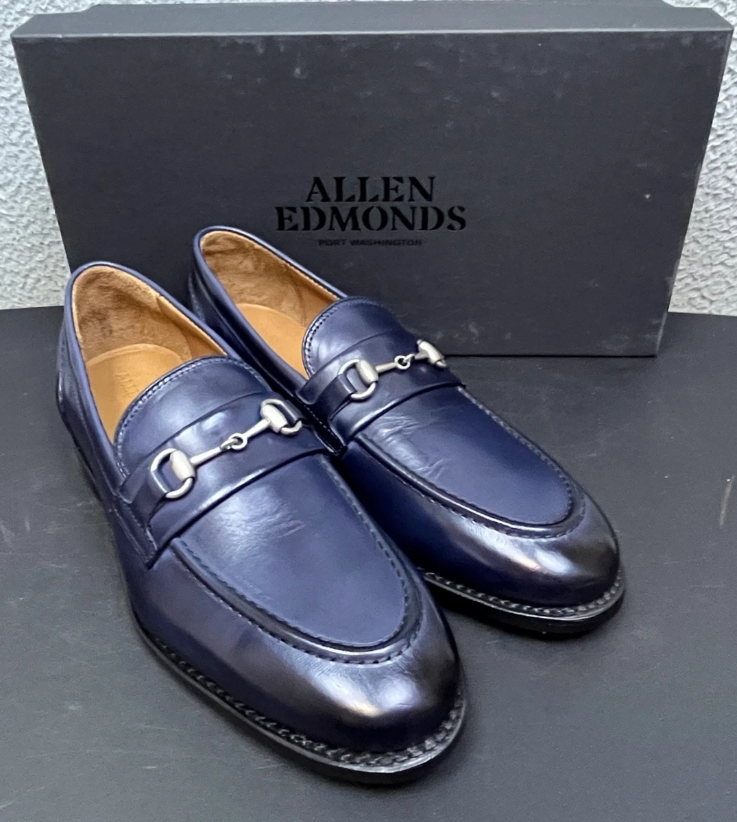 Allen Edmonds Blue Dress Shoes for Men with Upper Leather for sale