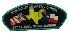 1997 Jamboree Sam Houston Area Council TX JSP TRQ Bdr (VT1812)