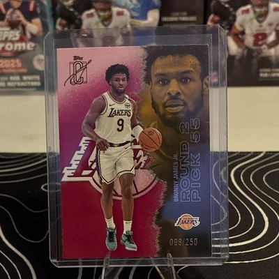 Topps 2025-26 Signature Class Bronny James Jr. Lakers #1 Rookie Pick /250