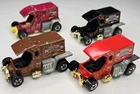 Hot Wheels Blackwall (4) T-Totaller Brown Red Black Magenta Express Trucking