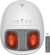 FIER Shiatsu Foot Massar with Heat, Kneading and Vibrat Heated