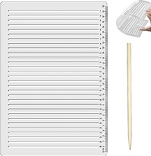 Line Stencil Straight Line Stencil 0.35inch Spacing Line Plastic Writing Guide T