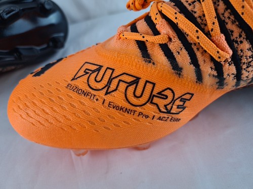 Original Marco Reus BVB Fußballschuhe Match prepared Puma Future Z Orange - Bild 11 von 12