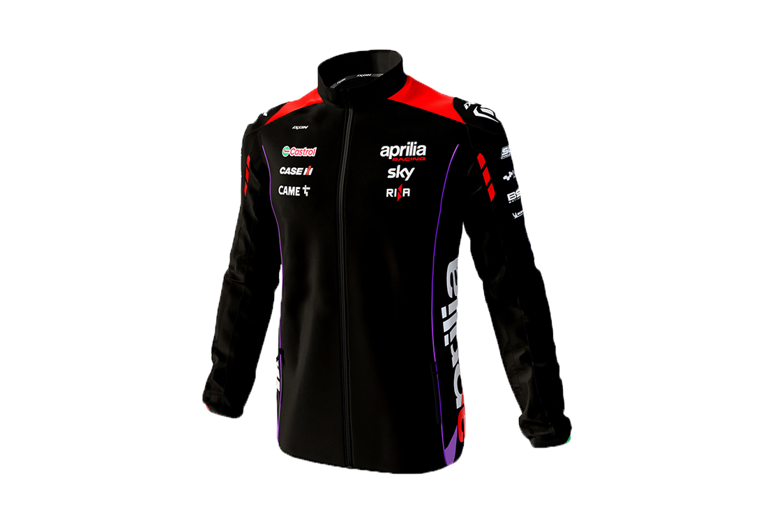 Official Aprilia Racing SF1 Team Black Softshell Ixon Jacket 24