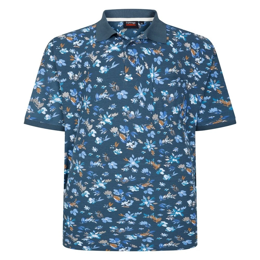 ESPIONAGE P221 DENIM BLUE FLORAL PRINT POLO SHIRT 2XL3XL4XL5XL6XL7XL8XL
Opens in a new window or tab
