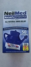 Neti Pot Neilmed Nasaflow with 50 Premixed Packets Sinus Relief