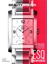 ESQ SWISS WATCH MAGAZINE promo ad #17 VERY RARE "NOT A WATCH"