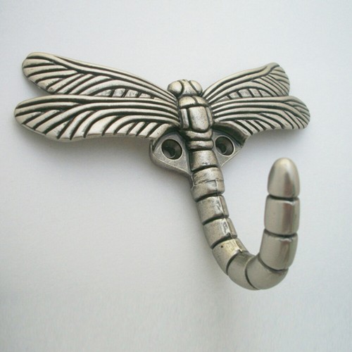 Coat Towel Hooks Dragonfly Coat Hook Vintage Bathroom Hanger - Picture 2 of 11