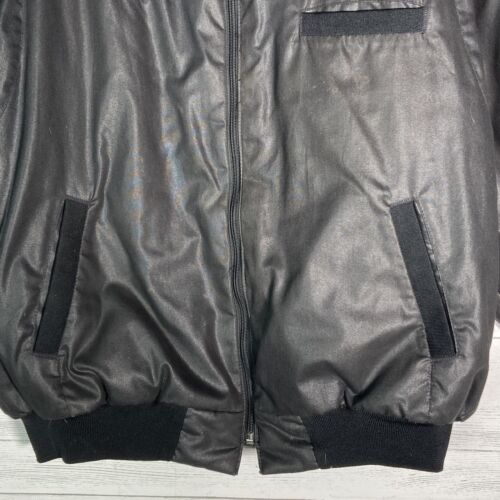 Vintage Snap On Tools Black Bomber Jacket Made In USA Men XL Swingster Insulated - Picture 3 of 8