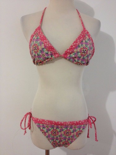 Victoria's Secret Bikini Pink, Lavender, Beige & Mint Size S