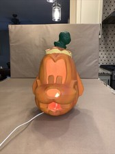 Trendmasters 1996 Disney Goofy Foam Light Up Jack-O-Lantern H