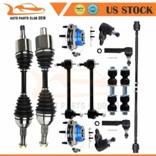 Fit For 2000-2011 Chevrolet Impala 14x Front Tie Rod End Kit Wheel Hub Bearing