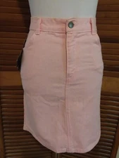 Gitano EJ Juniors Pink Denim Skirt, Brand New with Tags Size 14 