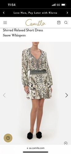 camilla snow whispers short dress sz XXS with tags Brand new condition