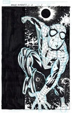 MARVEL ZOMBIES 2 #2 ORIGINAL ART PAGE 1 SPLASH SPIDERMAN KIRKMAN MARVEL COMICS