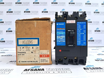 TERASAKI TEMBREAK XS100NS 100A CIRCUIT BREAKER AC 220V 50KA