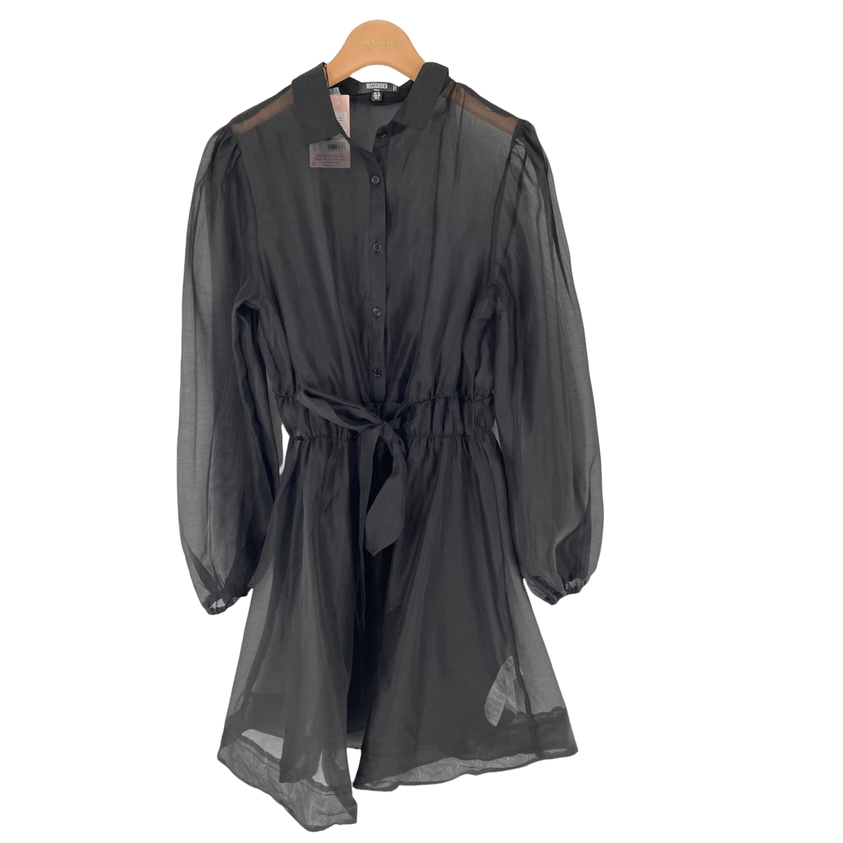 open lace back dress Amira Technical Organza Oversized Long Sleeve Shirt Dress – Kai Collective