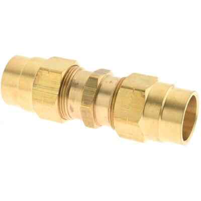 5 Pack ANDERSON METALS BD-W-16678- Compression Tube Hose Splicer: 3/8'' Thread