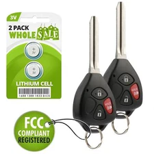 2 Replacement For 2010 2011 2012 2013 2014 2015 2016 Toyota 4-Runner Key Fob