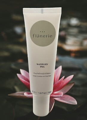 Flanerie Water Lily PHA Pore Refining Exfoliator 1.52oz/45ml - NEW & Sealed
