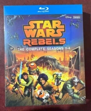 Star Wars Rebels  - The Complete Series, Season 1-4 (Blu-Ray, 8-Disc, Box-Set)