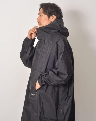 snow peak RAIN PONCHO size 2 BLACK - Picture 6 of 9