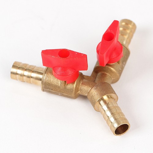 2-Wege Y-Verteiler 10mm - mit Absperrhähnen für Zapfhähne, Gartenschlauch (YV04) - Bild 3 von 6