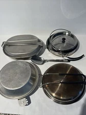 Lot Of Camping Mess Kits Misc Brands 13-Pieces