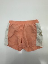 Reebok Orange White Athletic Shorts Girls Size Large 10/12