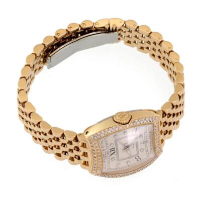 Bedat & Co. No.3 Diamond Bezel 18k Gold Date Automatic Wrist Watch