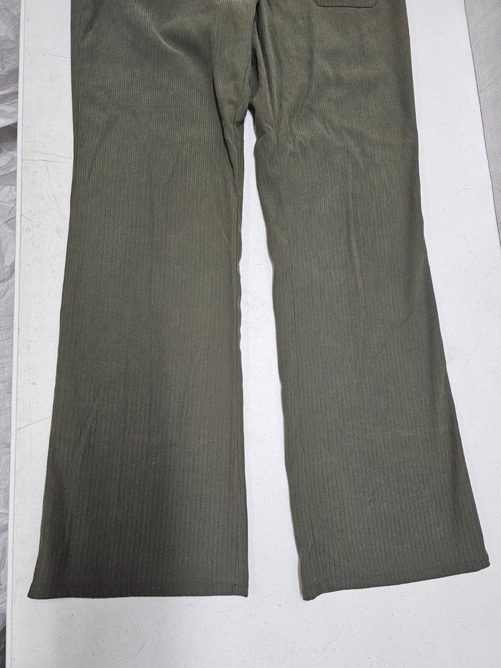 Bobby J Juniors Talla 9 (32x32) Verde Corte Bota Pantalones Mezcla Poliéster Foto 4 de 4