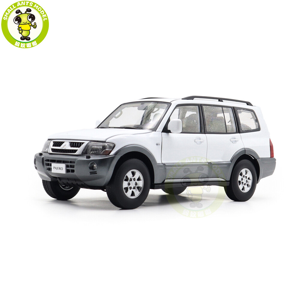 1/18 Mitsubishi PAJERO V73 YC MODEL White Diecast Model Toy