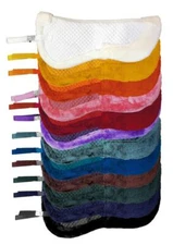 25" Quilted Correction Half Pad Fleece Teal Pink Purple Black Red Yellow White..